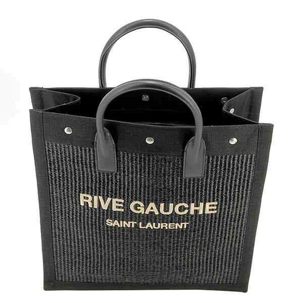 サンローラン Rive Gauche ウーブン トートバッグ偽物 6325392M21E1050